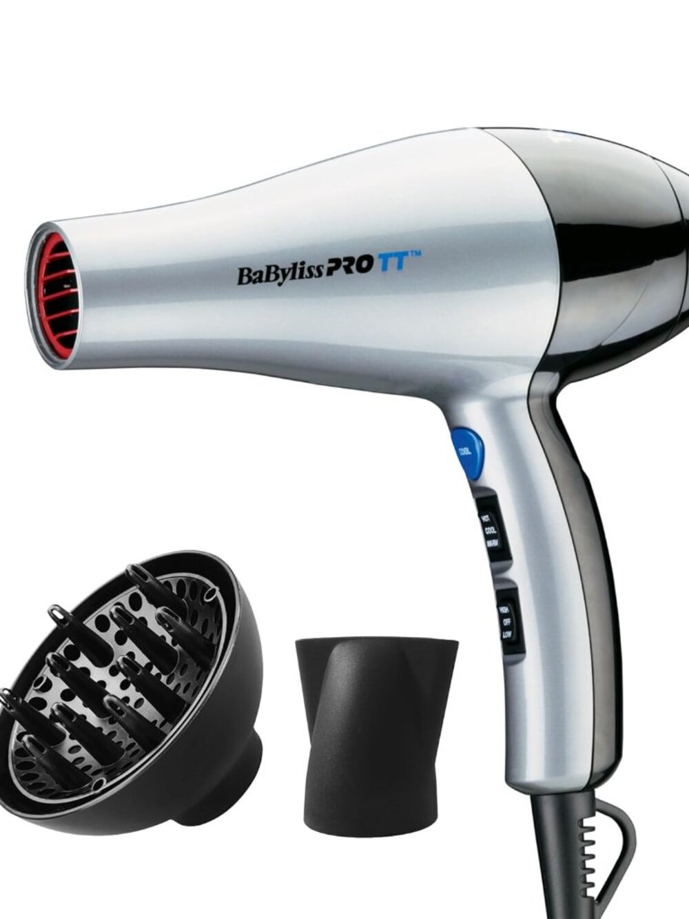 BaBylissPRO Tourmaline and Ceramic Hairdryer with Diffuser